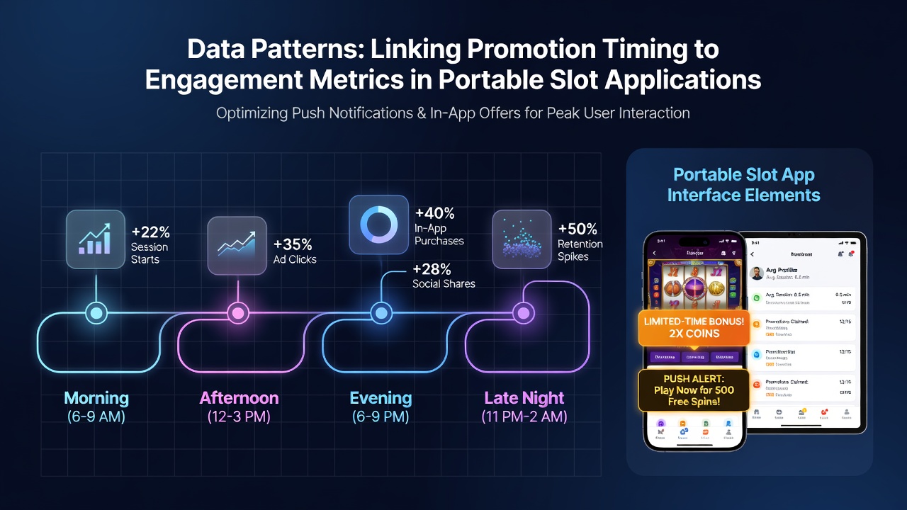 Grafik mit Zeitreihen zu Engagement-Metriken nach Promotion-Timing