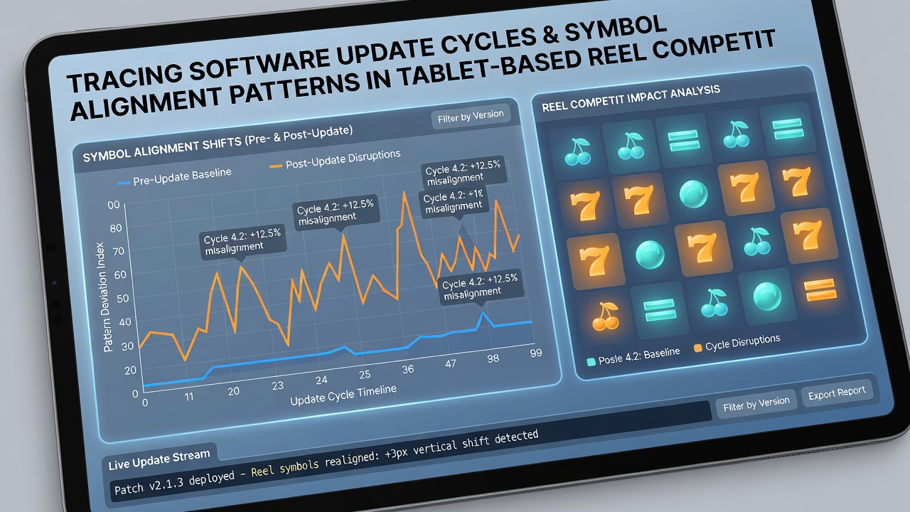 Vergleich von Symbolmustern vor und nach einem Update auf Tablet-Geräten