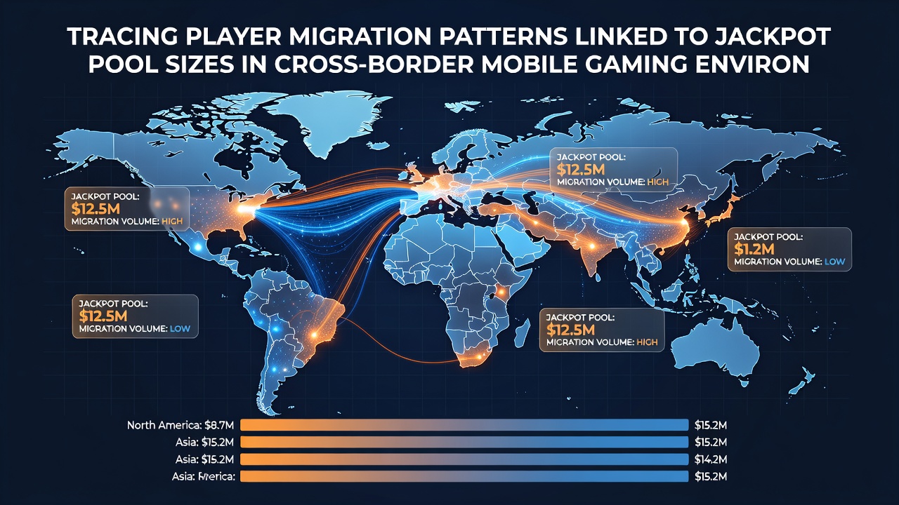Visualisierung von Migrationsströmen in mobilen Jackpot-Umgebungen